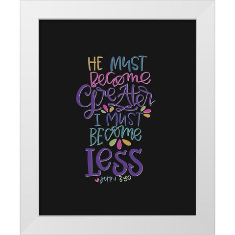 Become Greater White Modern Wood Framed Art Print by Wieners, Valerie