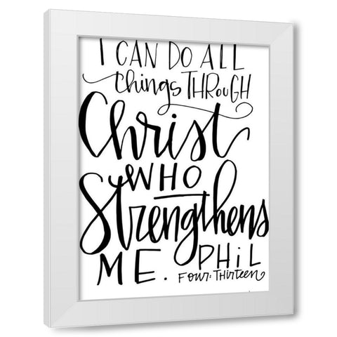 All Things White Modern Wood Framed Art Print by Wieners, Valerie