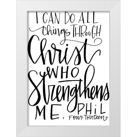 All Things White Modern Wood Framed Art Print by Wieners, Valerie