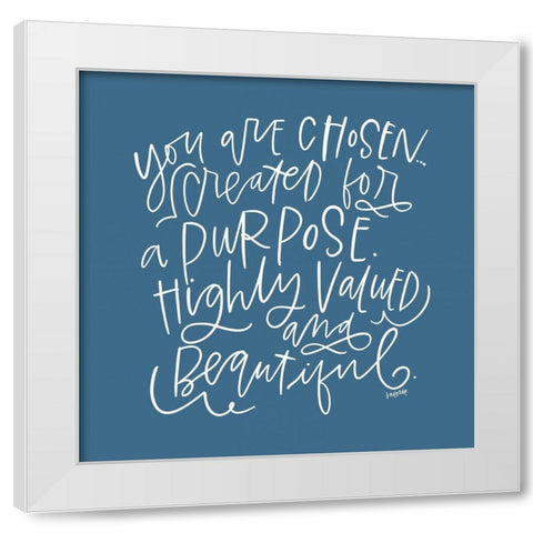 Highly Valued White Modern Wood Framed Art Print by Wieners, Valerie