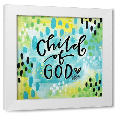 Child of God II White Modern Wood Framed Art Print by Wieners, Valerie