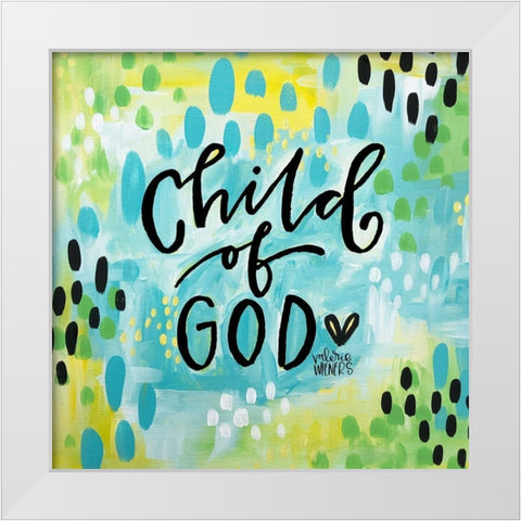 Child of God II White Modern Wood Framed Art Print by Wieners, Valerie