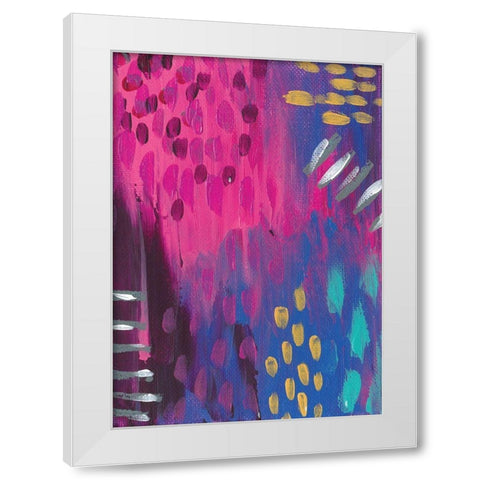 Abstract III White Modern Wood Framed Art Print by Wieners, Valerie
