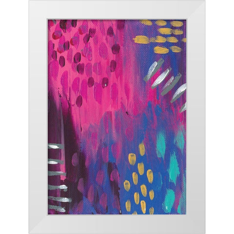 Abstract III White Modern Wood Framed Art Print by Wieners, Valerie