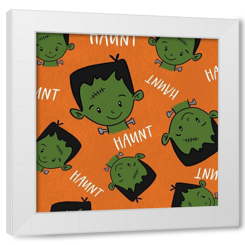 Haunt White Modern Wood Framed Art Print by Wieners, Valerie