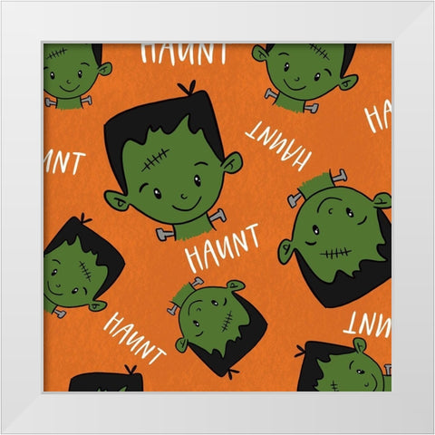 Haunt White Modern Wood Framed Art Print by Wieners, Valerie