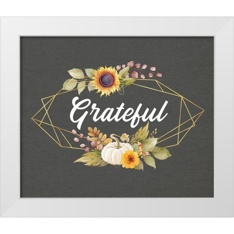 Grateful White Modern Wood Framed Art Print by Wieners, Valerie