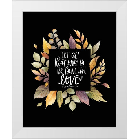 All That You Do White Modern Wood Framed Art Print by Wieners, Valerie