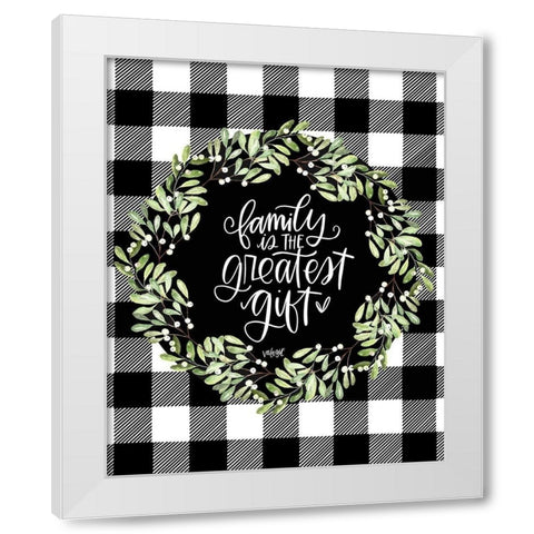 Family  White Modern Wood Framed Art Print by Wieners, Valerie