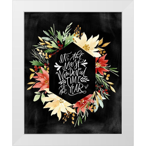 Wonderful Time White Modern Wood Framed Art Print by Wieners, Valerie