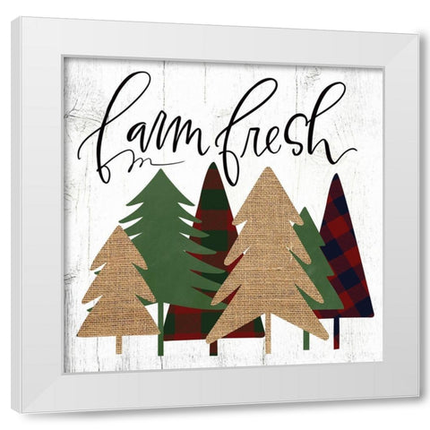 Farm Fresh White Modern Wood Framed Art Print by Wieners, Valerie