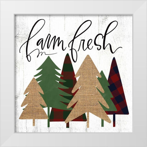 Farm Fresh White Modern Wood Framed Art Print by Wieners, Valerie