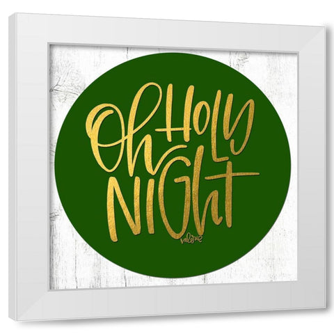 Holy Night White Modern Wood Framed Art Print by Wieners, Valerie