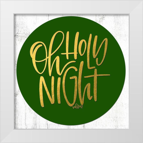 Holy Night White Modern Wood Framed Art Print by Wieners, Valerie