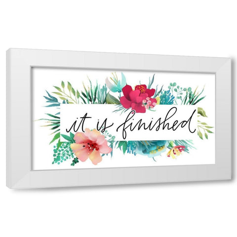 Finished White Modern Wood Framed Art Print by Wieners, Valerie