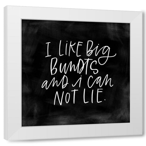 Bundts White Modern Wood Framed Art Print by Wieners, Valerie