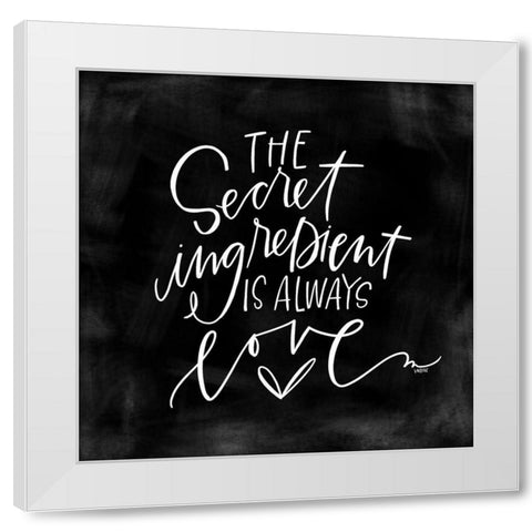 Secret Ingredient White Modern Wood Framed Art Print by Wieners, Valerie