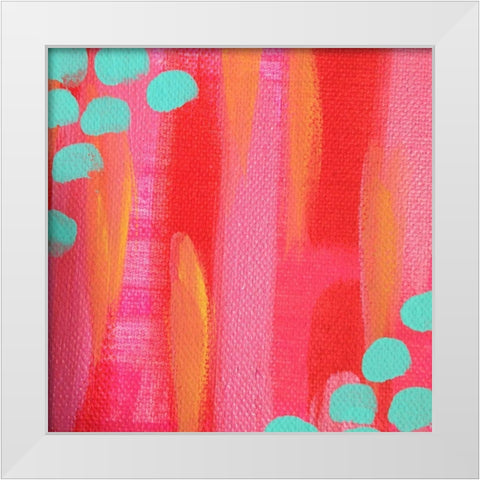 Abstract I White Modern Wood Framed Art Print by Wieners, Valerie