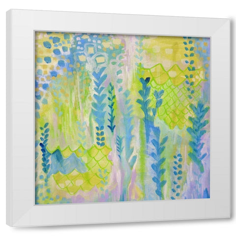 Mermaid Feel II White Modern Wood Framed Art Print by Wieners, Valerie