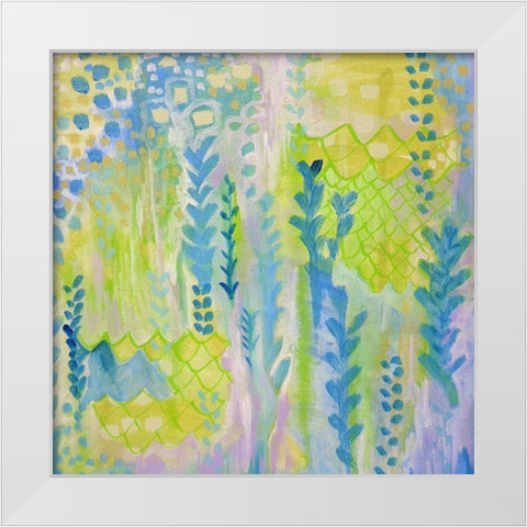 Mermaid Feel II White Modern Wood Framed Art Print by Wieners, Valerie