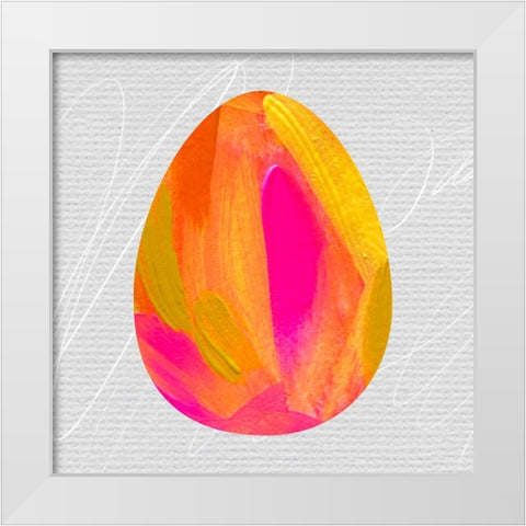 Egg II White Modern Wood Framed Art Print by Wieners, Valerie