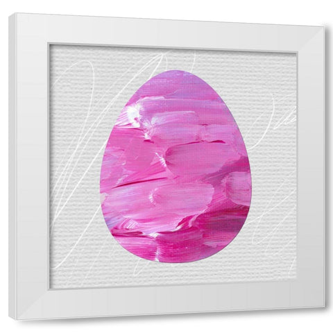 Egg III White Modern Wood Framed Art Print by Wieners, Valerie