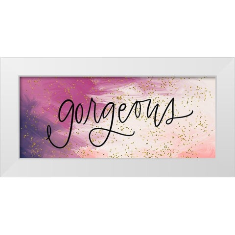 Gorgeous White Modern Wood Framed Art Print by Wieners, Valerie