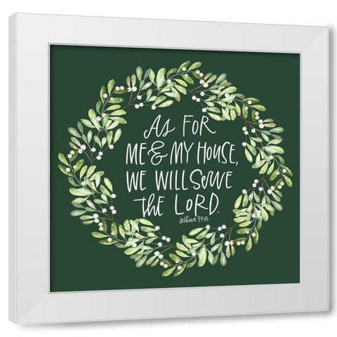 Serve White Modern Wood Framed Art Print by Wieners, Valerie