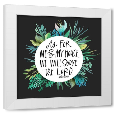 As For White Modern Wood Framed Art Print by Wieners, Valerie