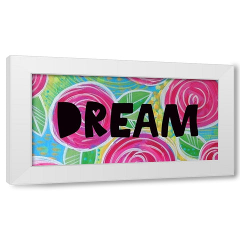 Dream White Modern Wood Framed Art Print by Wieners, Valerie