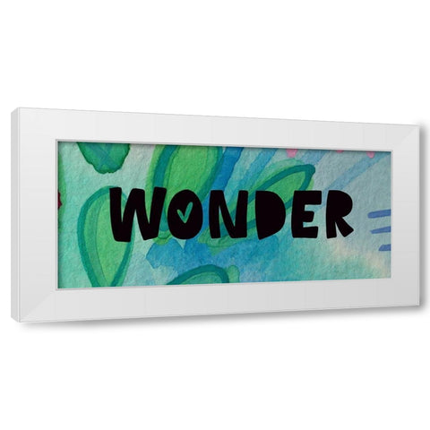 Wonder White Modern Wood Framed Art Print by Wieners, Valerie