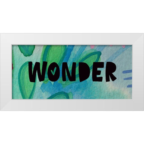 Wonder White Modern Wood Framed Art Print by Wieners, Valerie