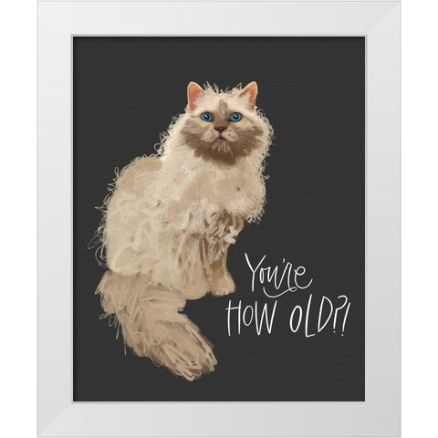 Old White Modern Wood Framed Art Print by Wieners, Valerie