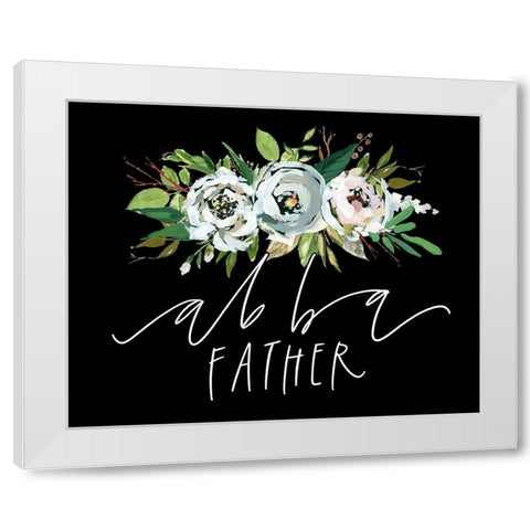 Abba White Modern Wood Framed Art Print by Wieners, Valerie