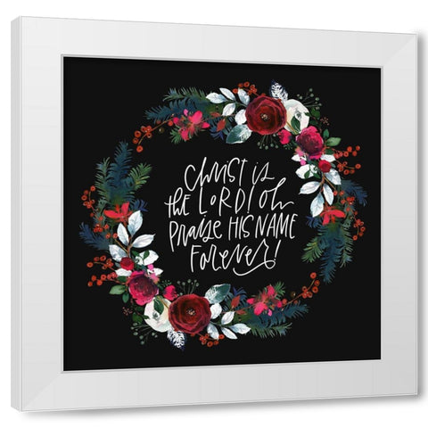 Christ White Modern Wood Framed Art Print by Wieners, Valerie