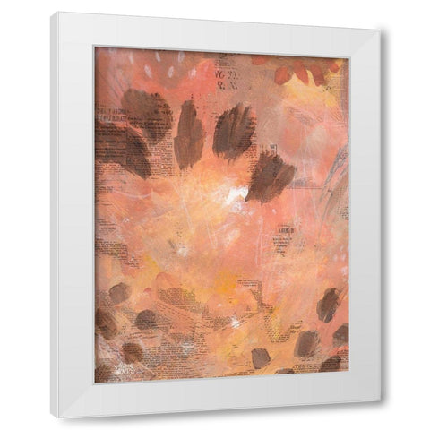 Fall Colors White Modern Wood Framed Art Print by Wieners, Valerie