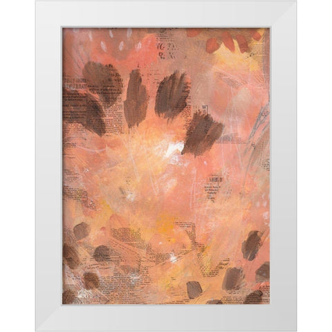 Fall Colors White Modern Wood Framed Art Print by Wieners, Valerie