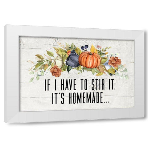 Stir It White Modern Wood Framed Art Print by Wieners, Valerie