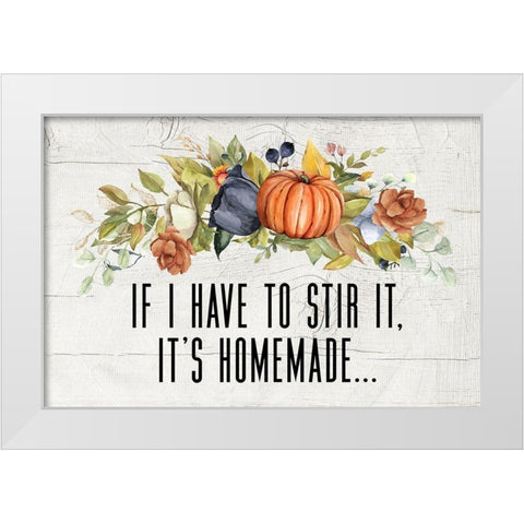 Stir It White Modern Wood Framed Art Print by Wieners, Valerie