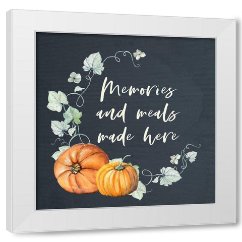 Fall Memories White Modern Wood Framed Art Print by Wieners, Valerie