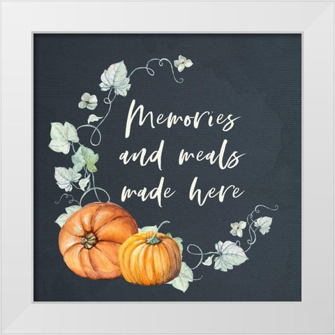 Fall Memories White Modern Wood Framed Art Print by Wieners, Valerie