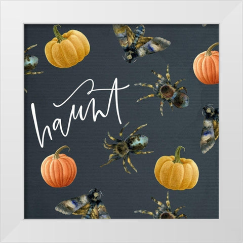 Haunt White Modern Wood Framed Art Print by Wieners, Valerie