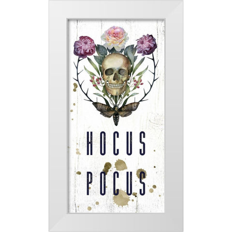 Hocus Pocus White Modern Wood Framed Art Print by Wieners, Valerie