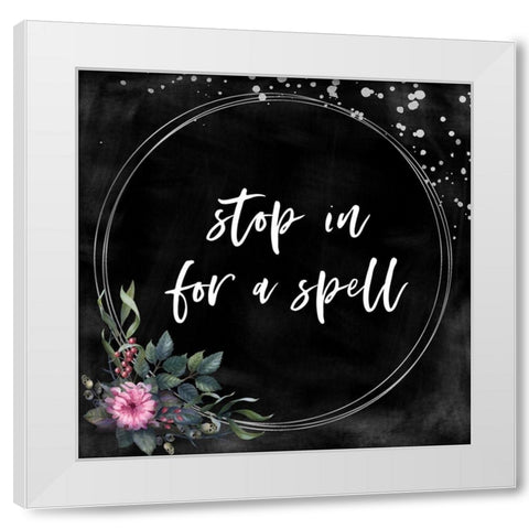 Stop In White Modern Wood Framed Art Print by Wieners, Valerie