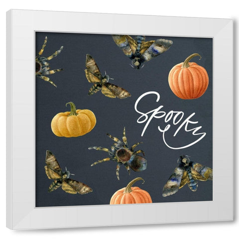 Spooky White Modern Wood Framed Art Print by Wieners, Valerie