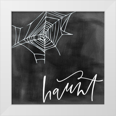 Haunt White Modern Wood Framed Art Print by Wieners, Valerie