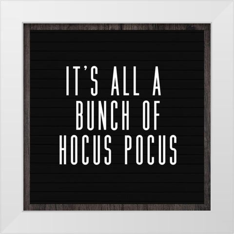 Hocus Pocus White Modern Wood Framed Art Print by Wieners, Valerie
