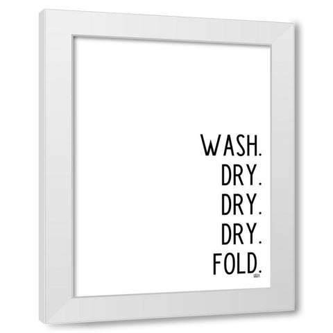 Laundry II White Modern Wood Framed Art Print by Wieners, Valerie