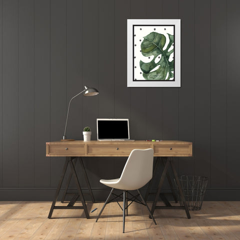 Breathe White Modern Wood Framed Art Print by Wieners, Valerie