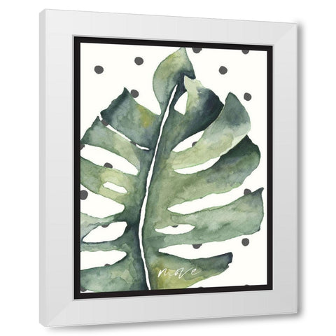Move White Modern Wood Framed Art Print by Wieners, Valerie
